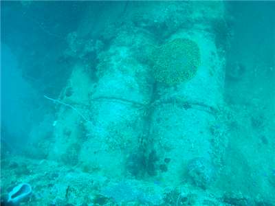 The Fumitsuki torpedo tubes